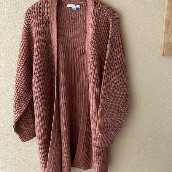 Open front balloon sleeves cardigan in Mar… - Picture 5 of 5